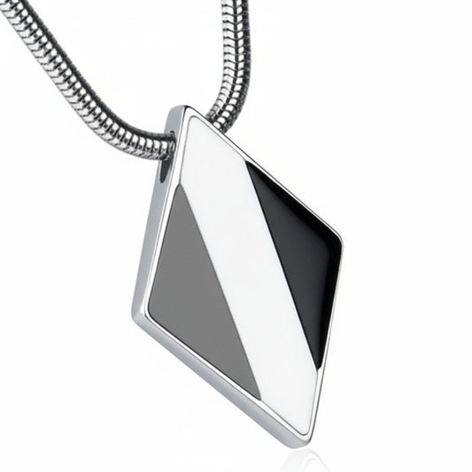 Tungsten Steel Men's Pendant Necklace