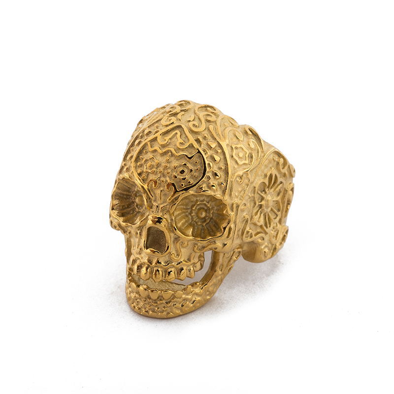 Mens Mexican Skull Rings