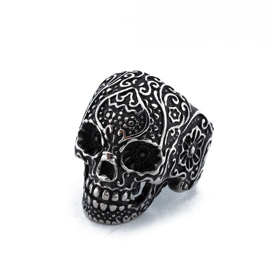 Mens Mexican Skull Rings