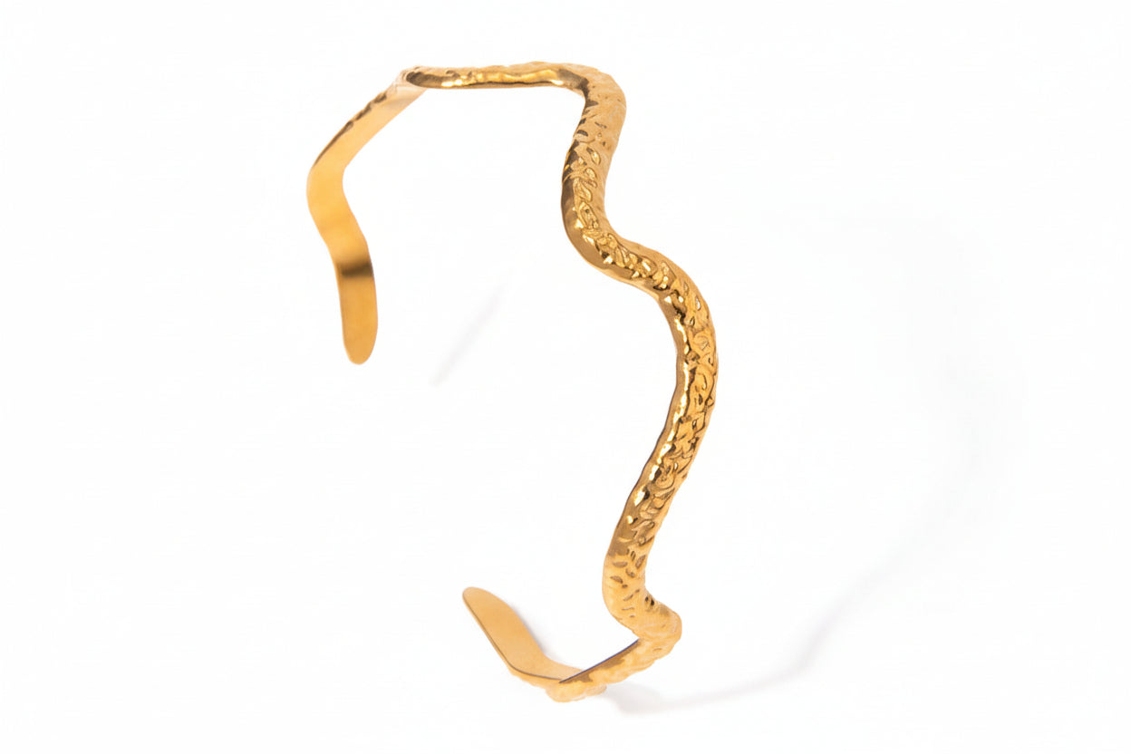 18K Gold Wave Jewelry (Mens)
