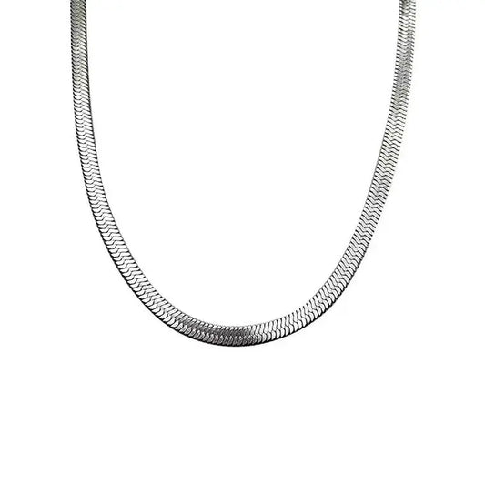 925 Silver 4 mm Herringbone Chain